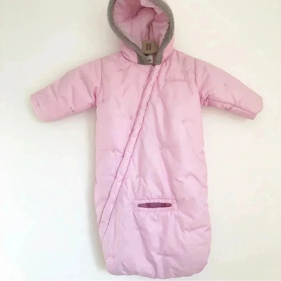 12M Columbia Infant Pink Blizzard Buster Bunting
